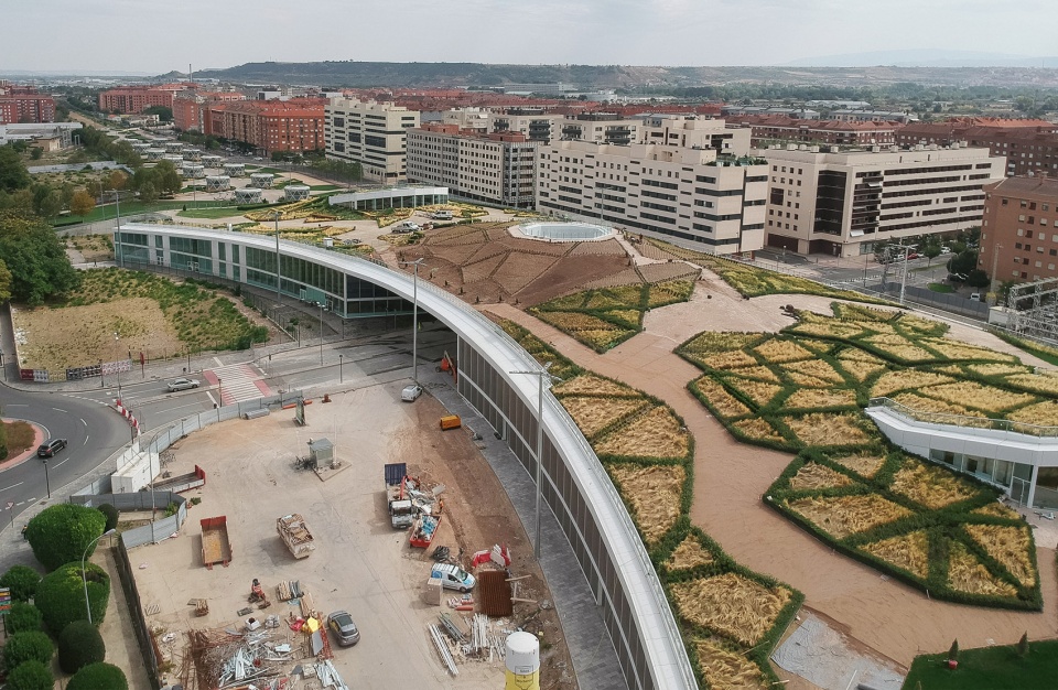 Intermodal Station Urban Design and Felipe VI Park by Abalos Sentkiewicz AS