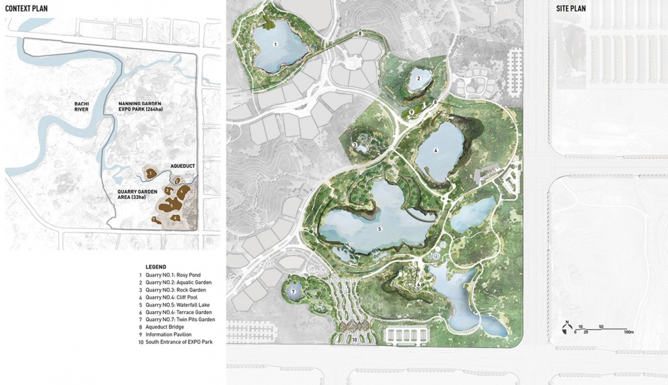 Quarry Gardens in Nanning Garden Expo Park by Atelier DYJG