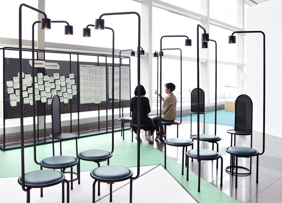 booth design for the m museum at art basel hong kong by new office works