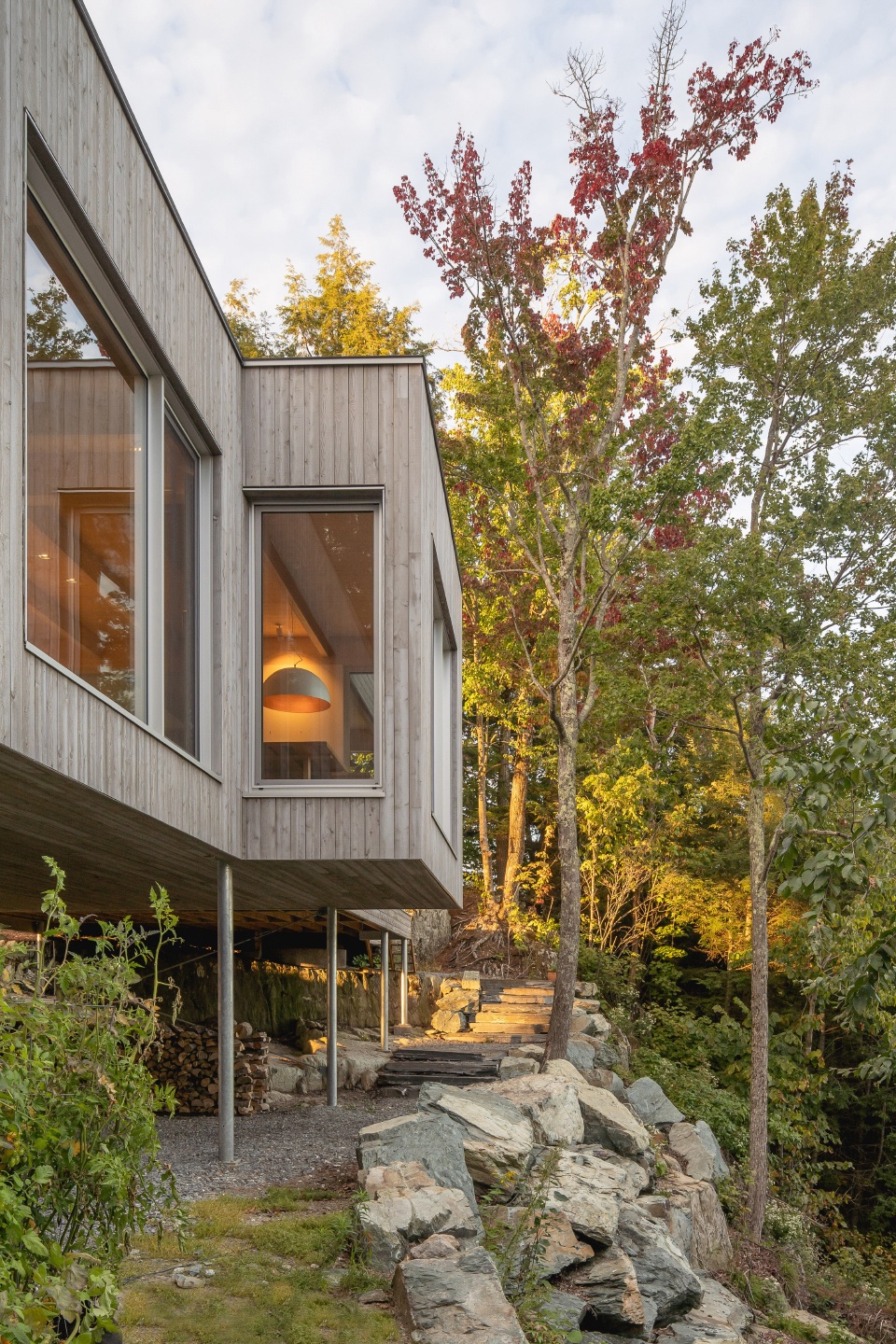 forest house i by natalie dionne architecture