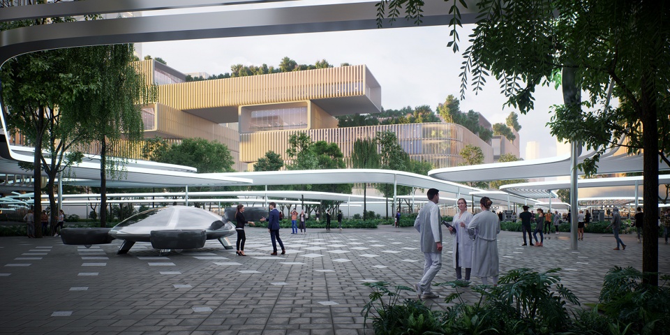 huanggang port area masterplan china by zaha hadid architects