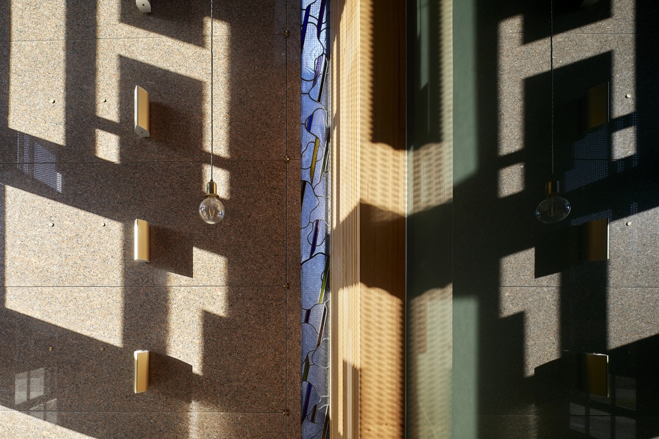 werribee mausoleum extension by bent architecture