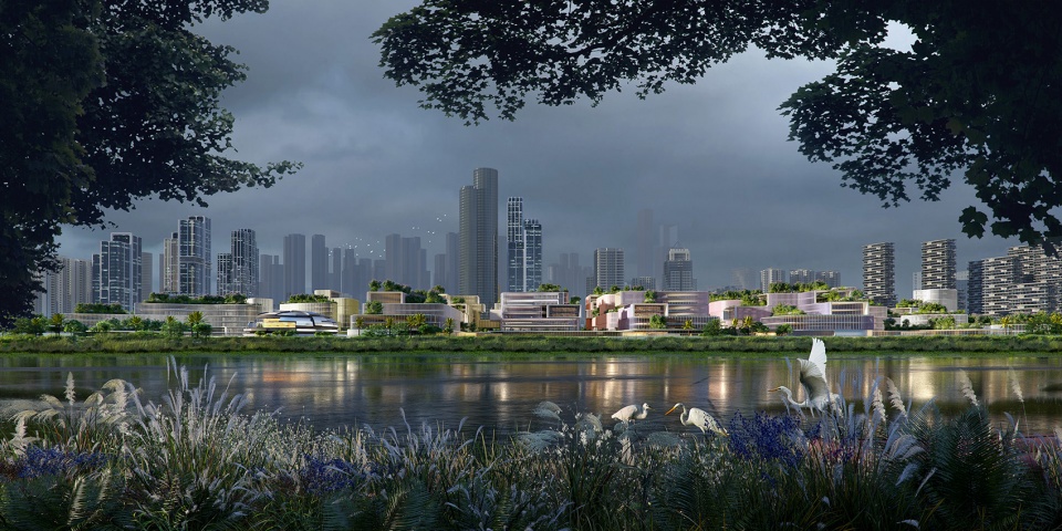 huanggang port area masterplan china by zaha hadid architects