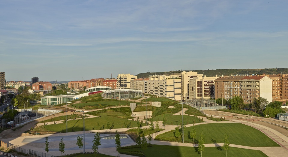 Intermodal Station Urban Design and Felipe VI Park by Abalos Sentkiewicz AS