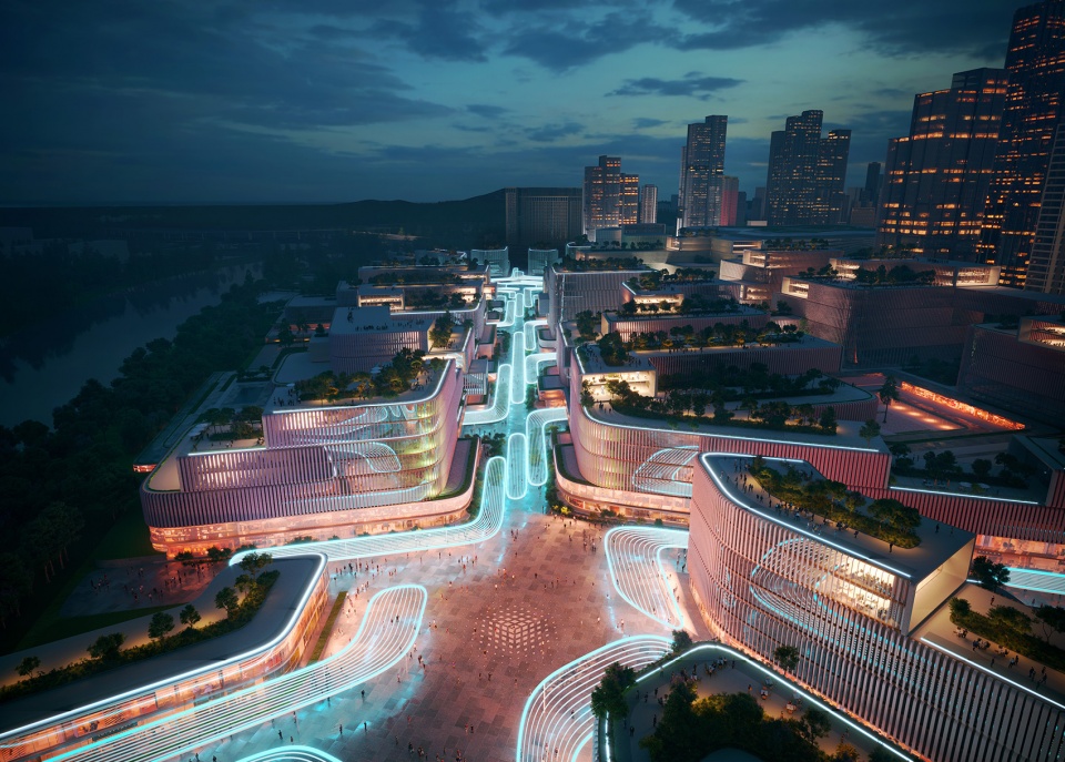 huanggang port area masterplan china by zaha hadid architects