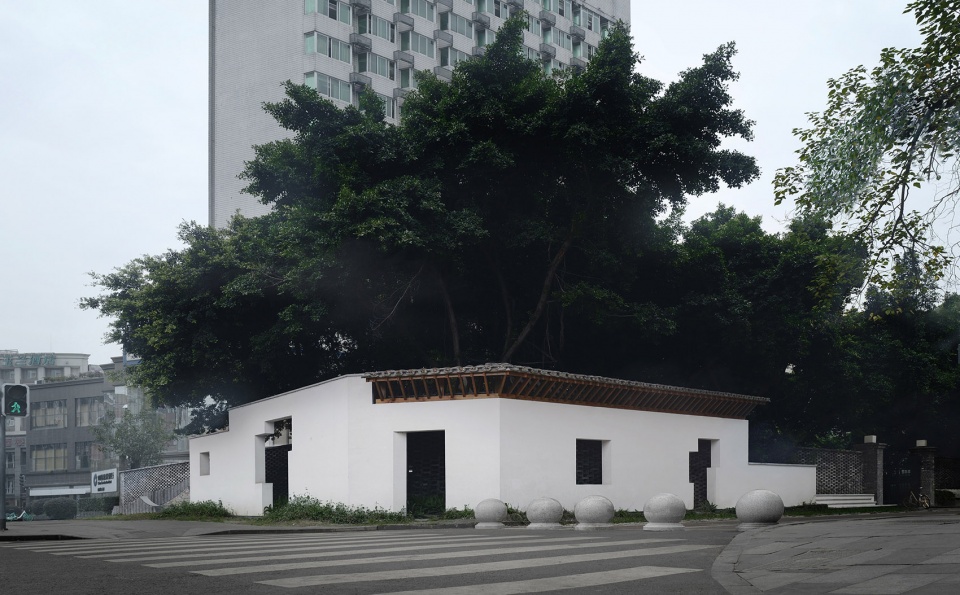 first line garden chengdu junlong binhe road surrounding wall reconstruction design by verge creative design