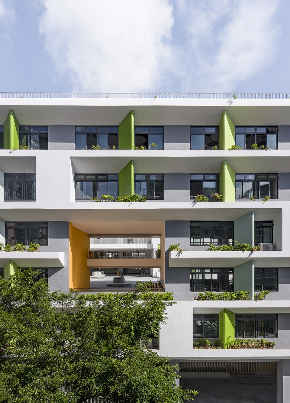stacked campus xinzhou primary school shenzhen china by atelier y
