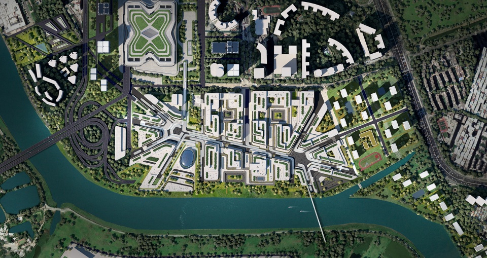 huanggang port area masterplan china by zaha hadid architects