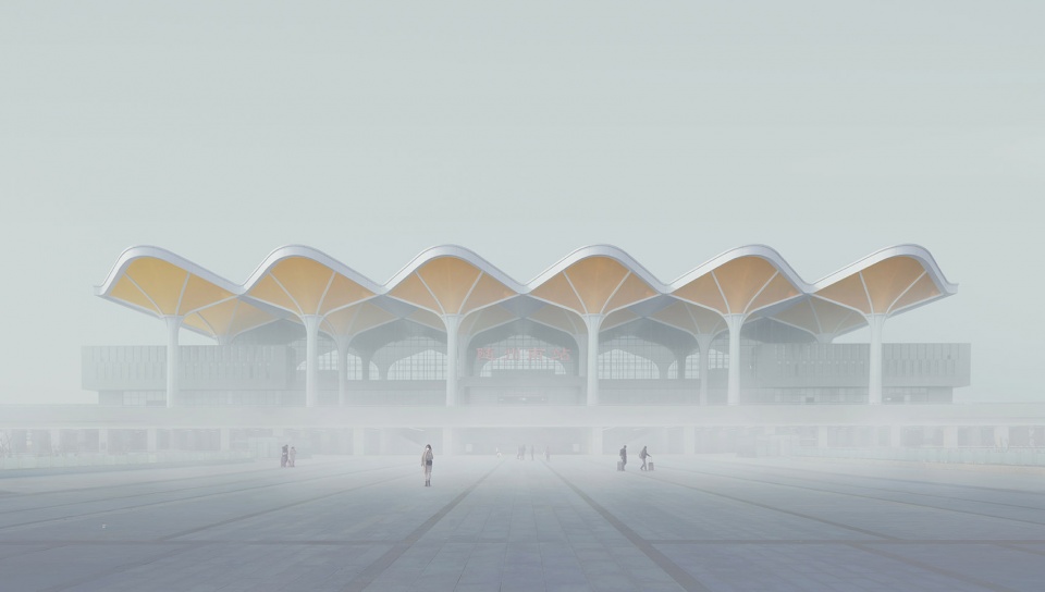 suizhou south railway station china by csadi