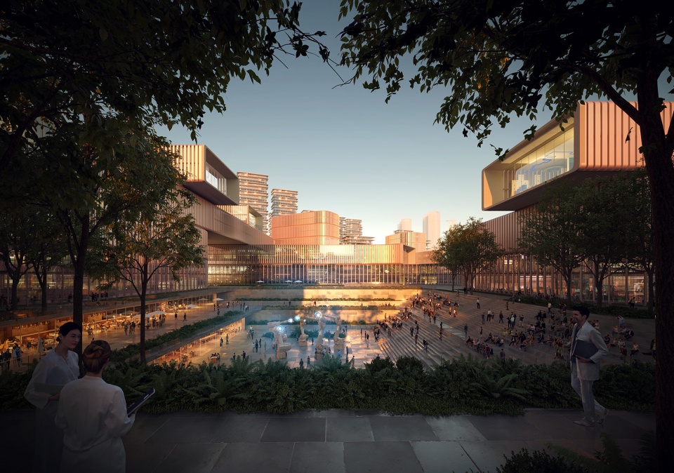 huanggang port area masterplan china by zaha hadid architects