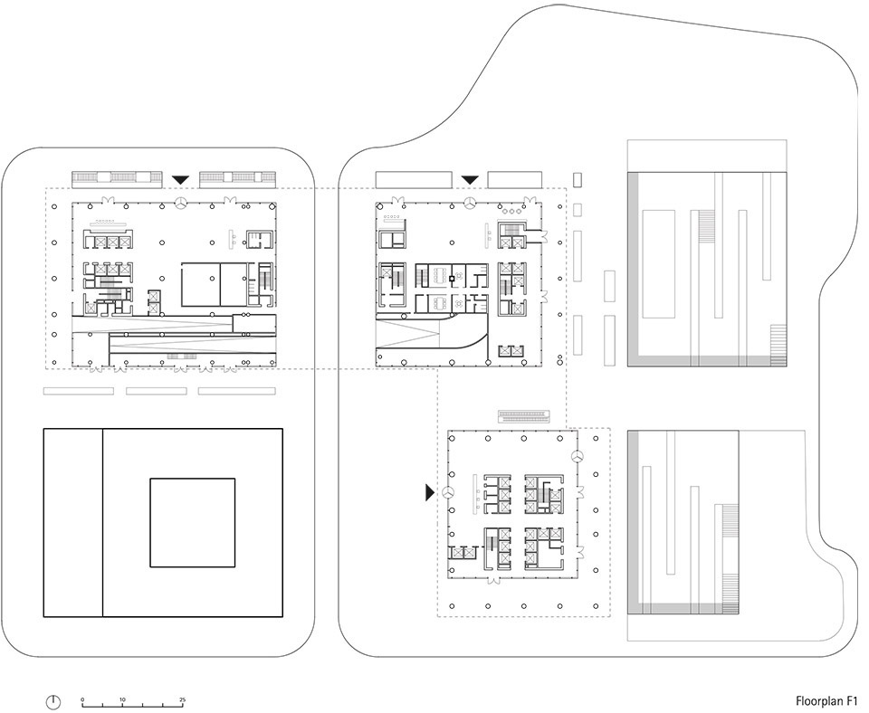 Modern office design for vip com China by gmp