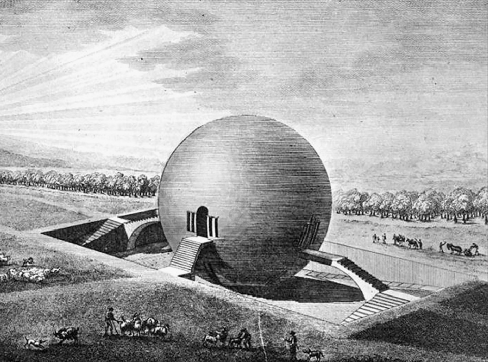 architecture staying on drawings