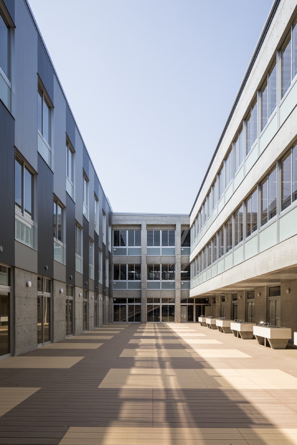 下妻中学日本三上建筑事务所