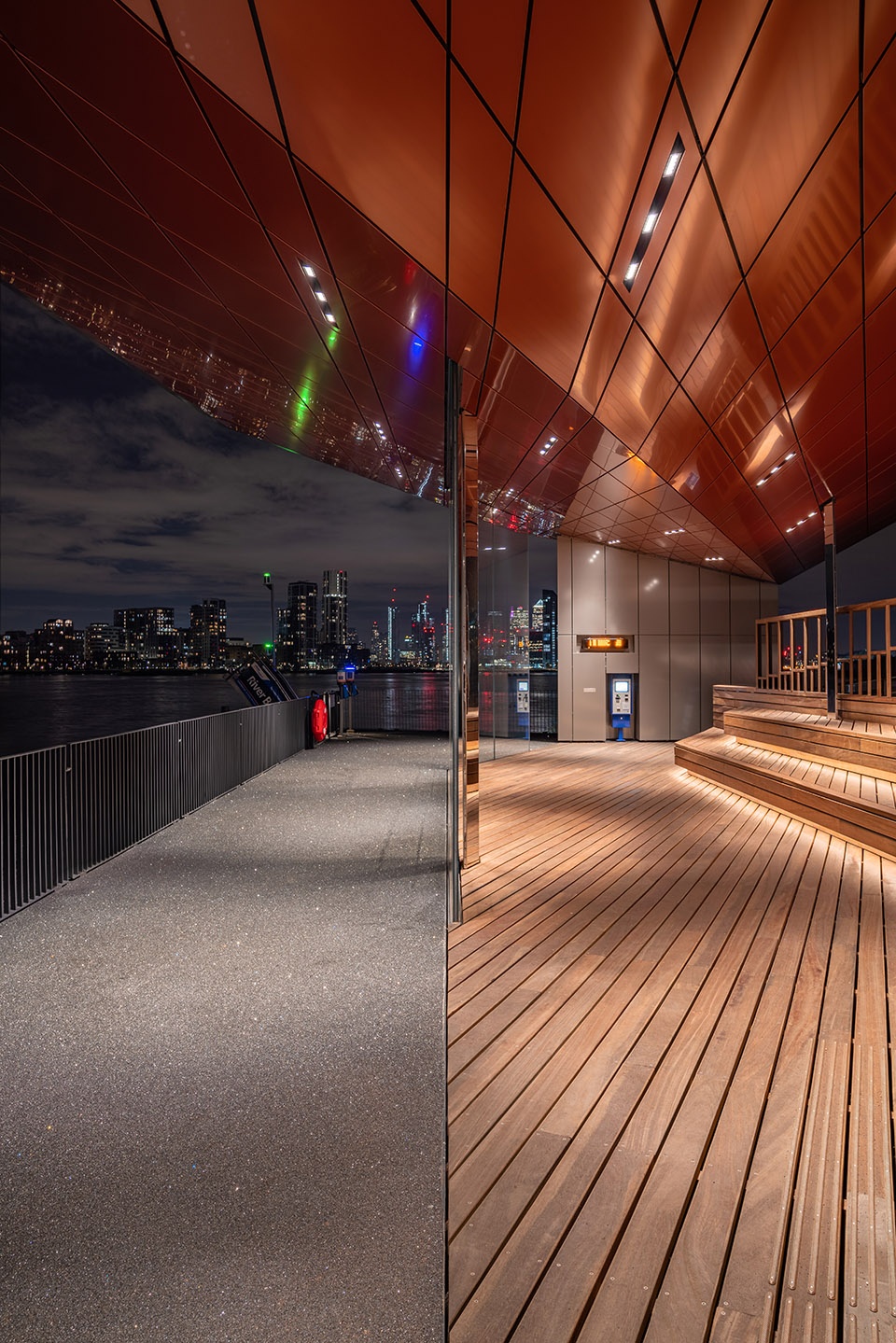 royal wharf pier by nex architecture