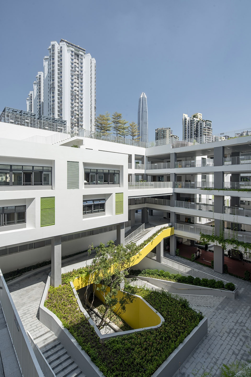 stacked campus xinzhou primary school shenzhen china by atelier y