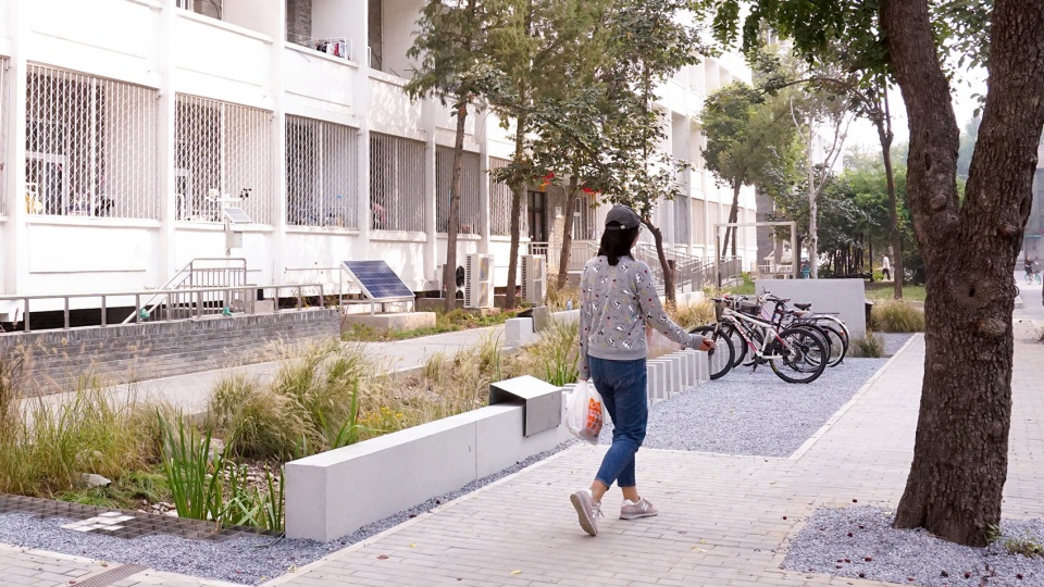 harvesting raingarden oasis in a high density campus china by hao zhang and kangfu zhuo