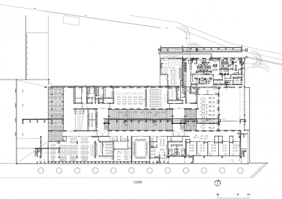 shimotsuma junior high school by mikami architects