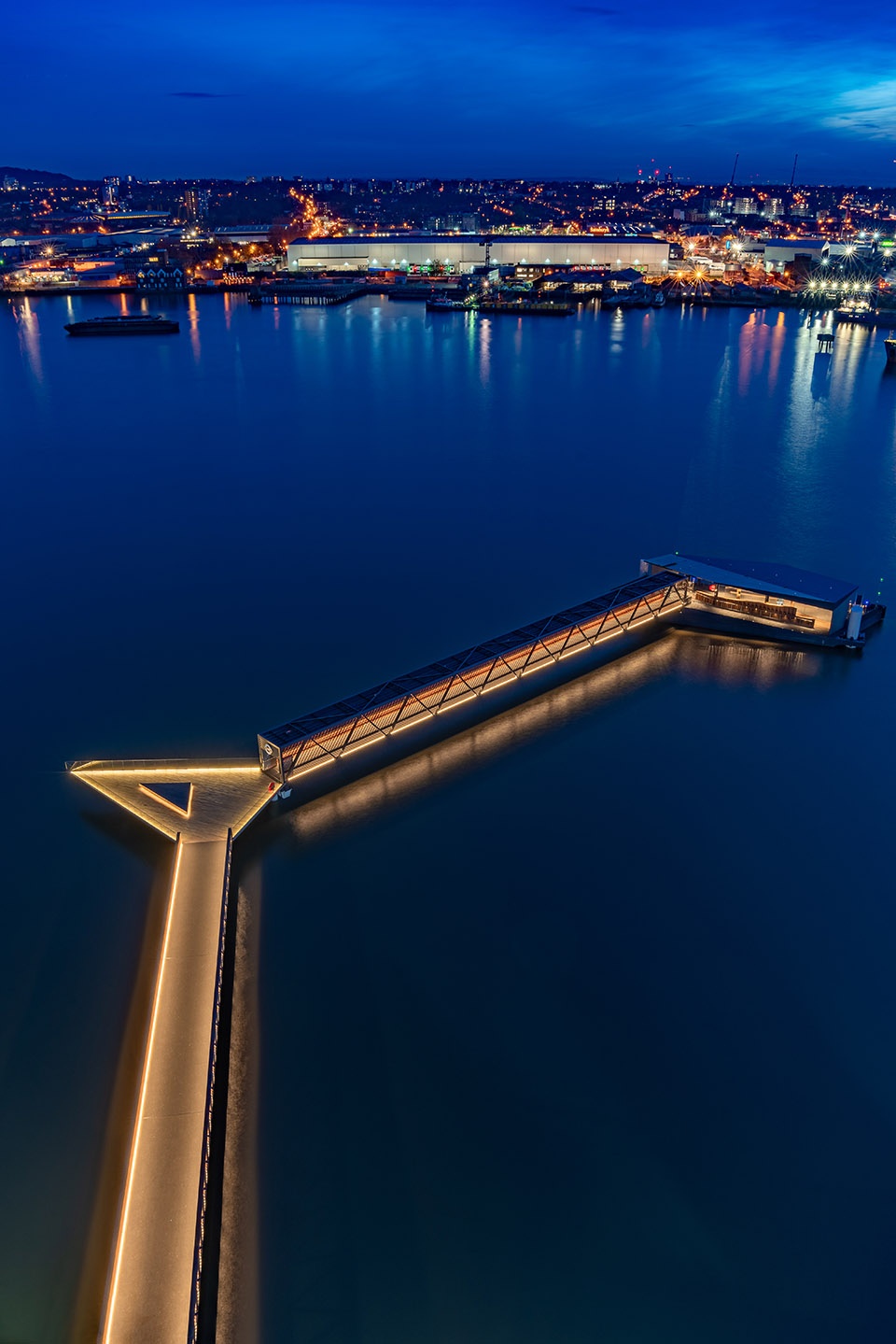 royal wharf pier by nex architecture