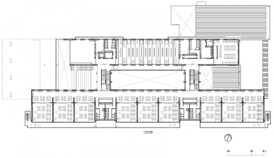 shimotsuma junior high school by mikami architects