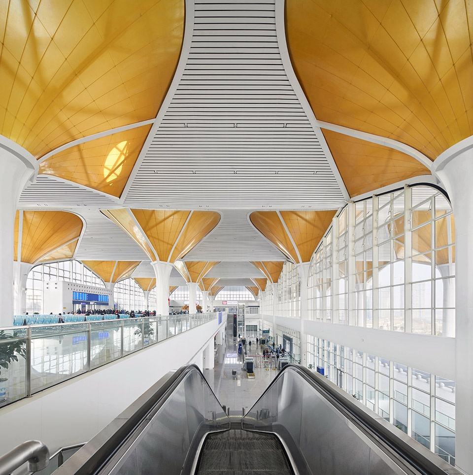 suizhou south railway station china by csadi