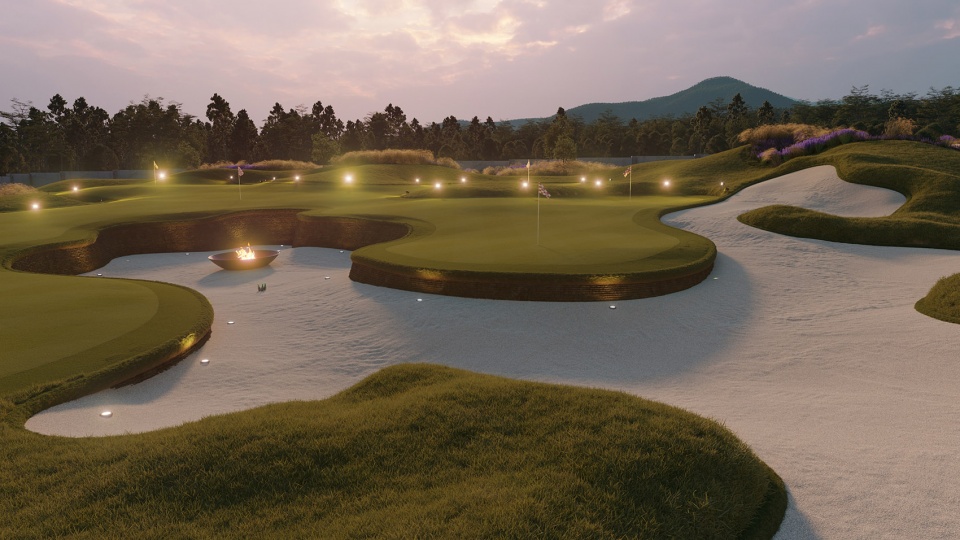 Golf Practice Facilities with Wellness and Togetherness Agustin Piza