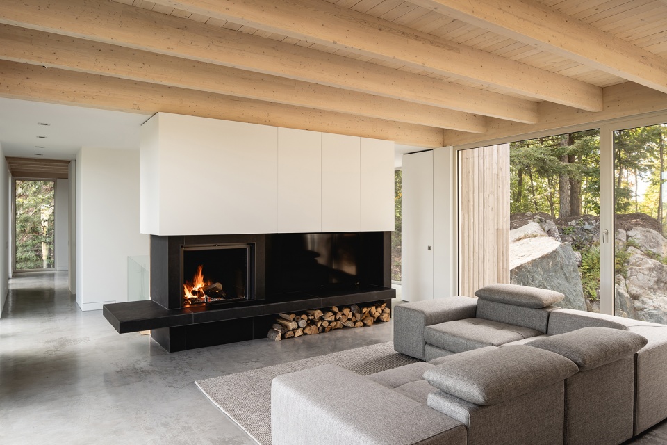forest house i by natalie dionne architecture