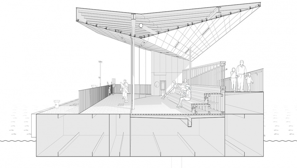 royal wharf pier by nex architecture 1
