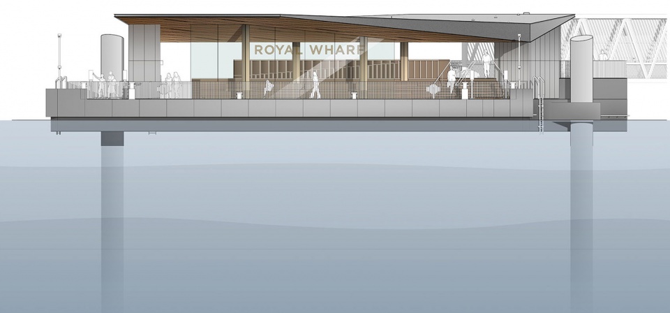 royal wharf pier by nex architecture 2