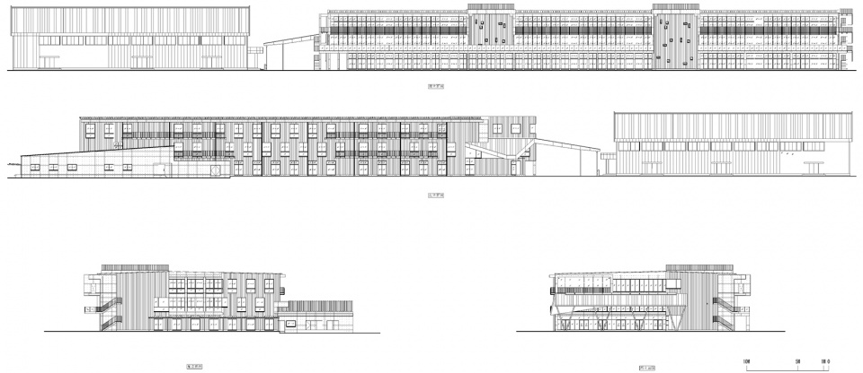 shimotsuma junior high school by mikami architects