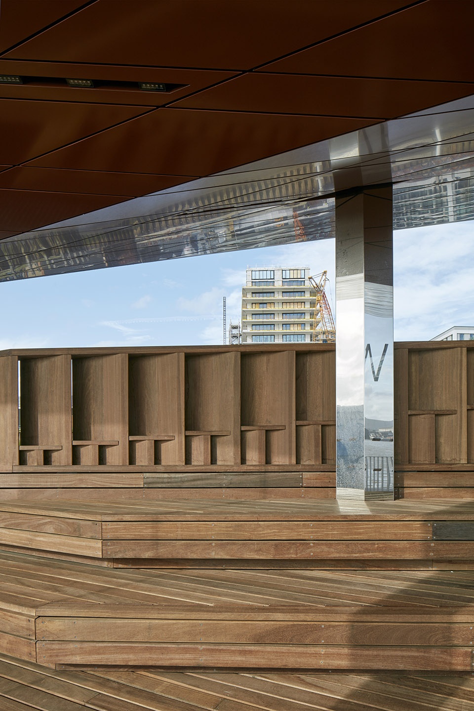 royal wharf pier by nex architecture