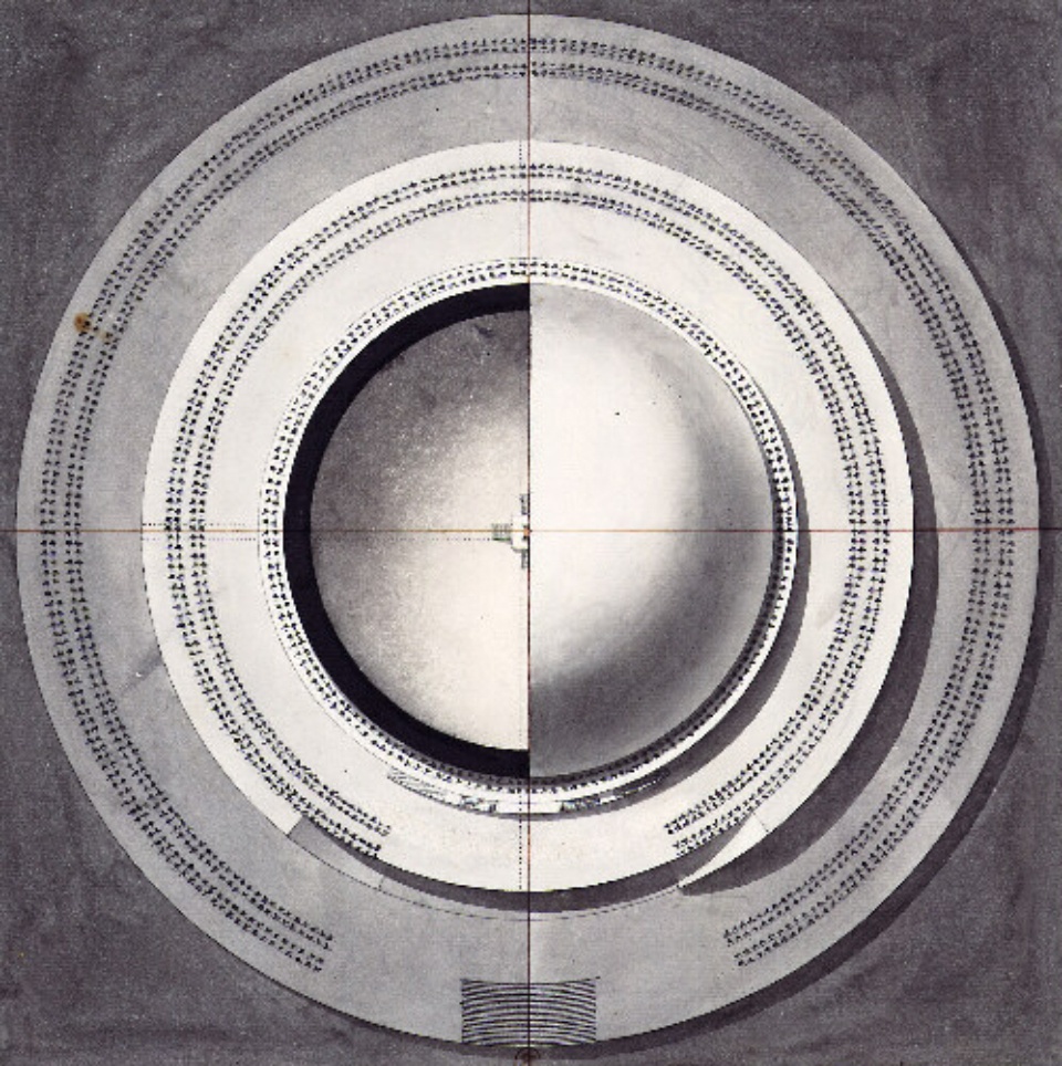 architecture staying on drawings