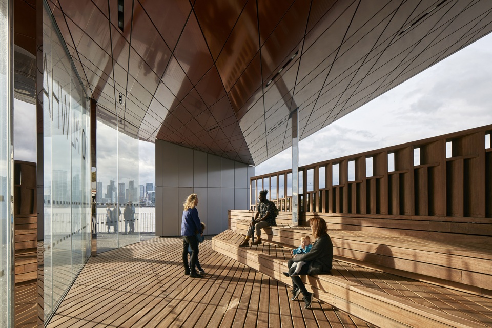 royal wharf pier by nex architecture