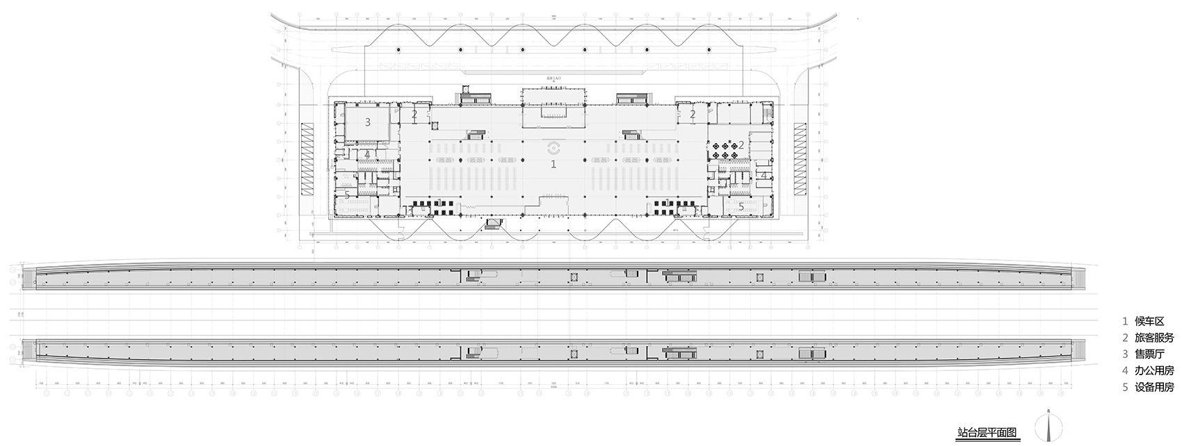 suizhou south railway station china by csadi