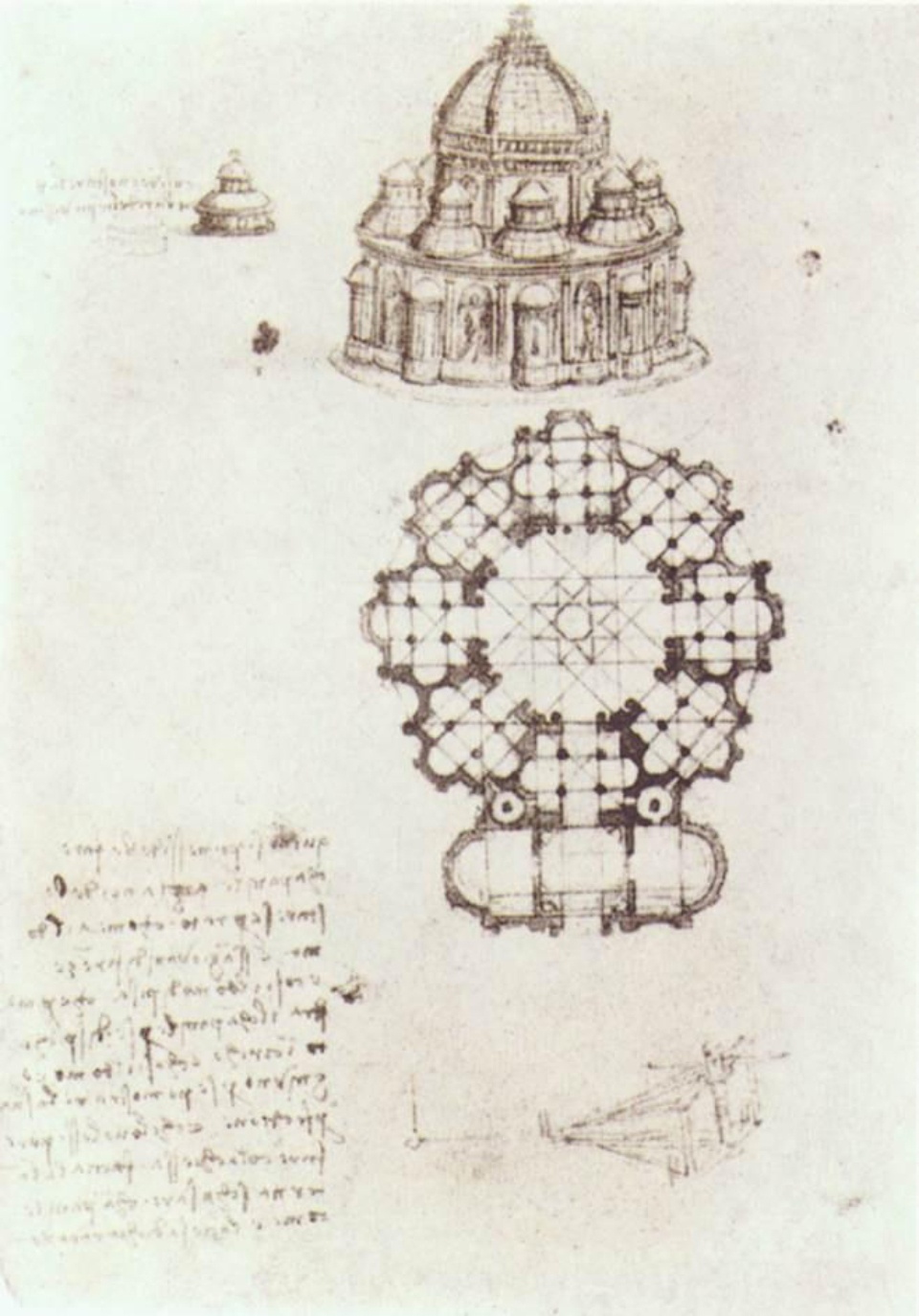 architecture staying on drawings