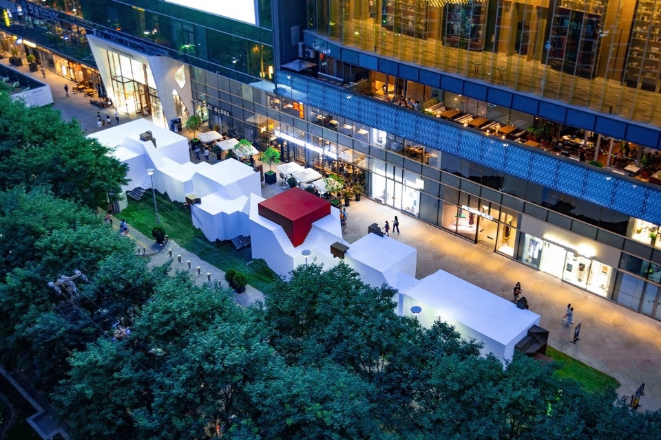 mandalas pop up digital art museum china by one take architects