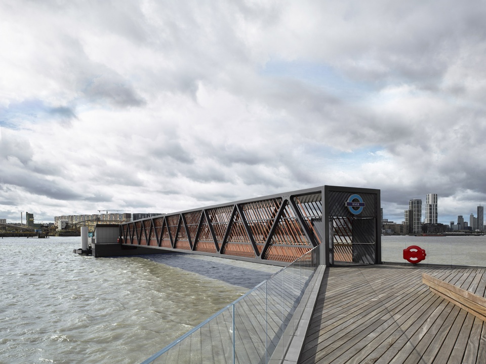 royal wharf pier by nex architecture