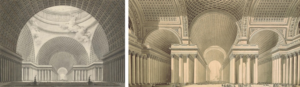 architecture staying on drawings