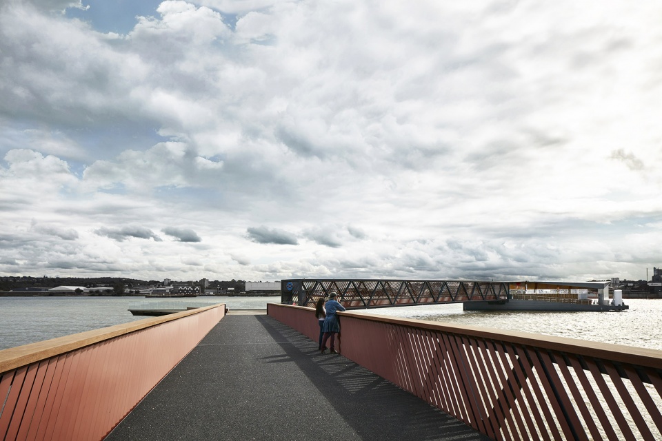 royal wharf pier by nex architecture