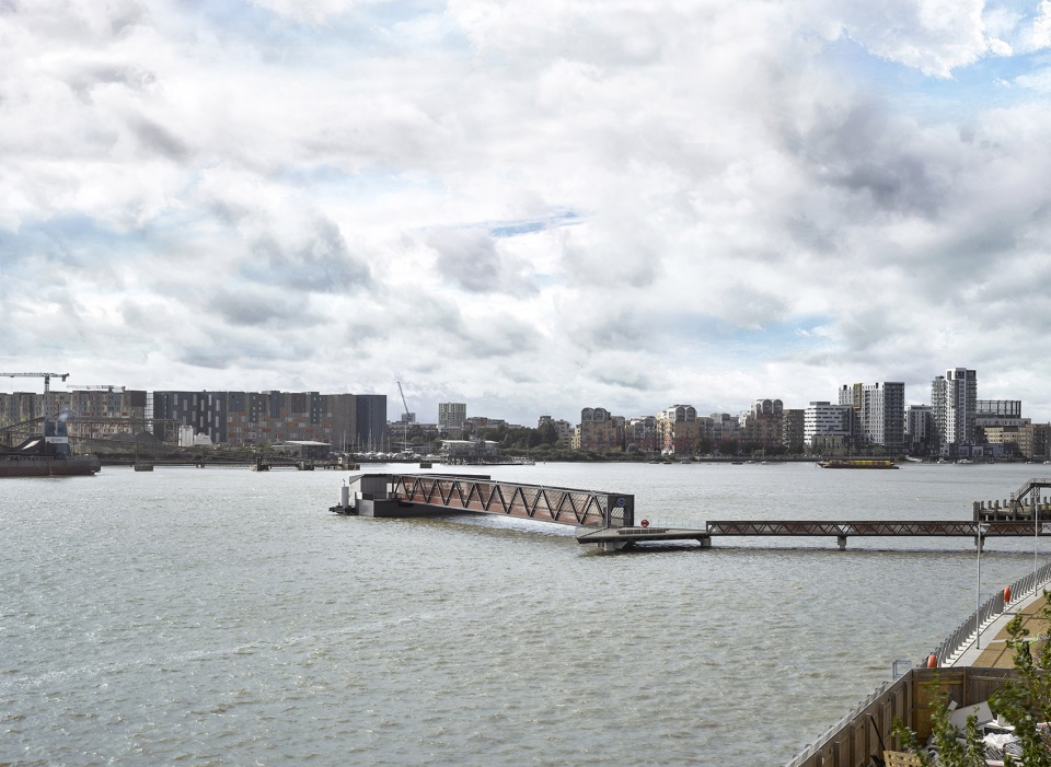 royal wharf pier by nex architecture