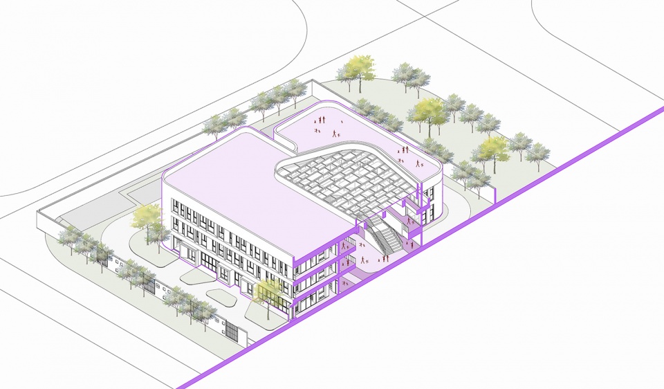 design practice of huangling new district kindergarten china by biad