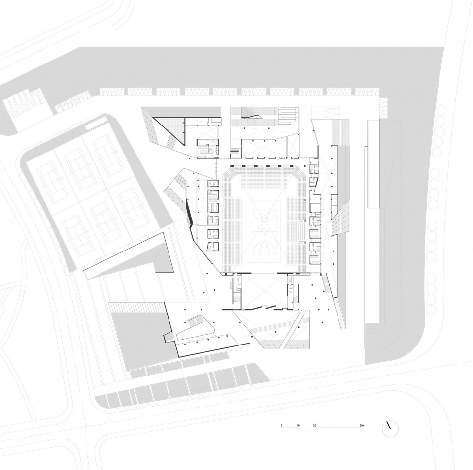 gymnasium in zhuhai campus sun yat sen university china by biadsc