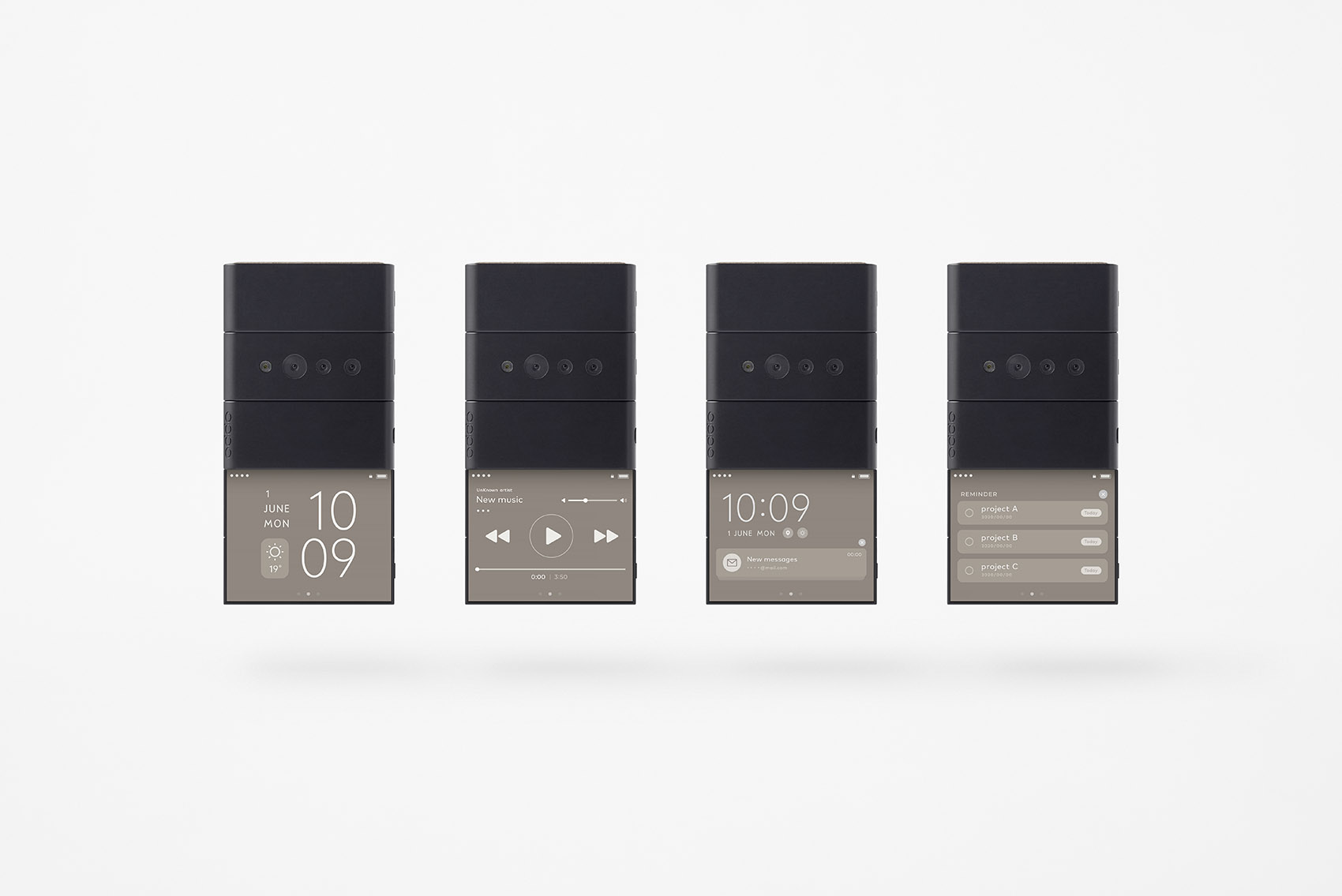 slide phone for oppo by nendo