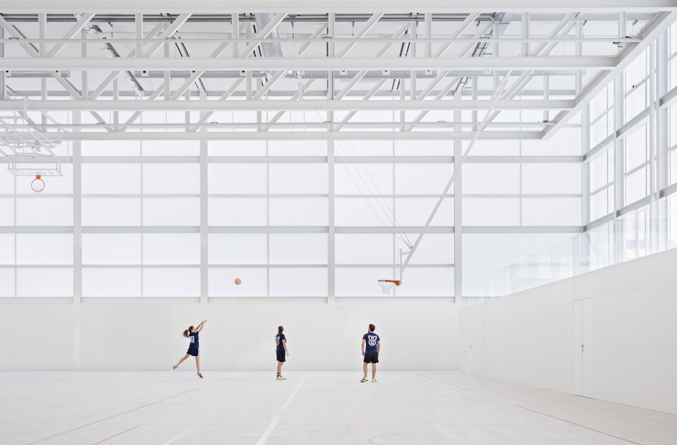 Multi Sport Pavilion And Classroom Complex Alberto Campo Baeza