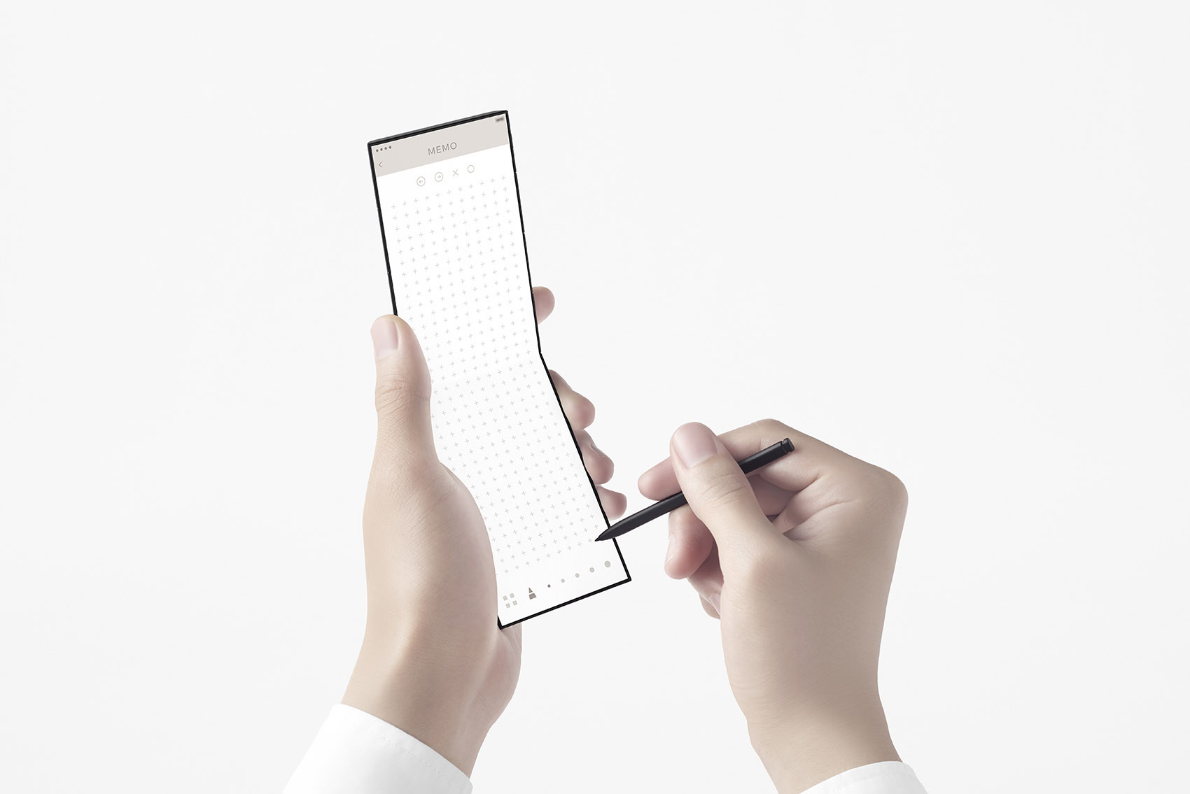 slide phone for oppo by nendo