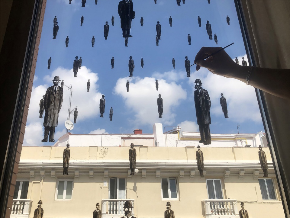 stay art home global creative initiative by pejac