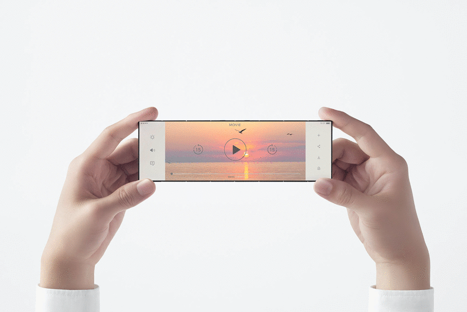 slide phone for oppo by nendo