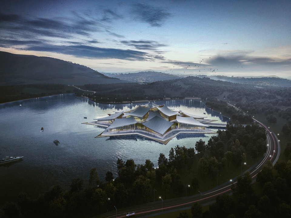 tianfu conference center china by mars studio