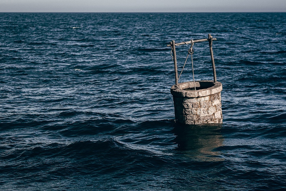 land adrift by pejac
