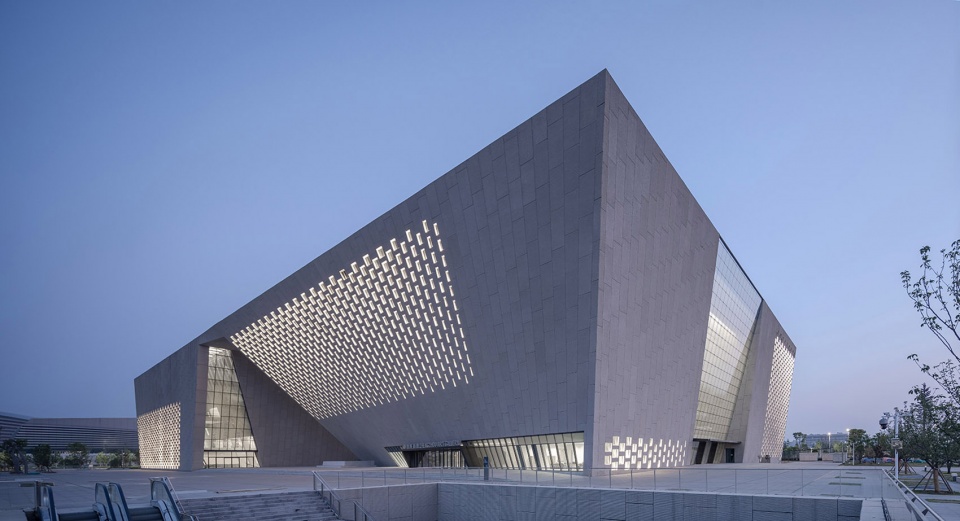 zhengzhou art museum and zhengzhou archives china by zeng qun architecture design studio 1