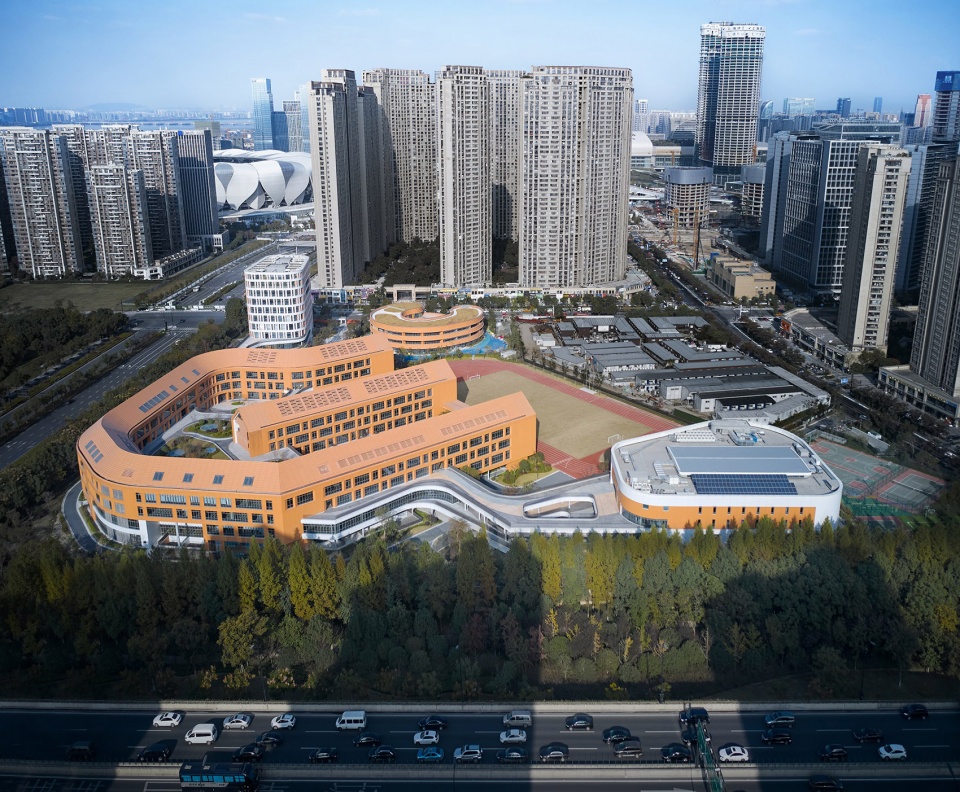 hangzhou olympic sports experimental primary school and kindergarten china by uad